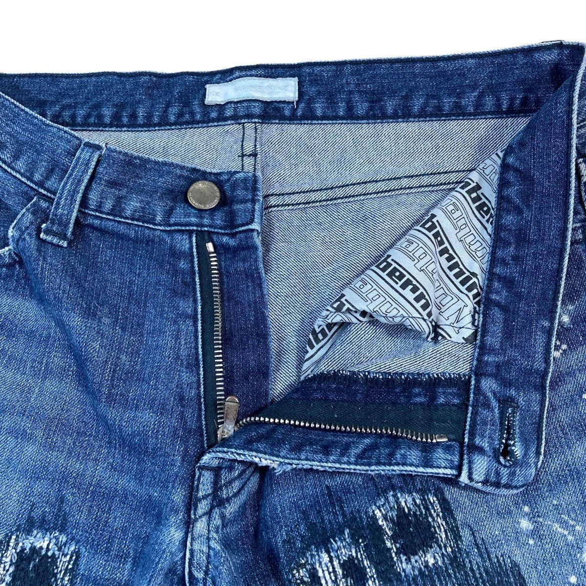Number (N)ine Number (N)ine Standard Grunge Denim Pants Size US 29 - 7 Thumbnail