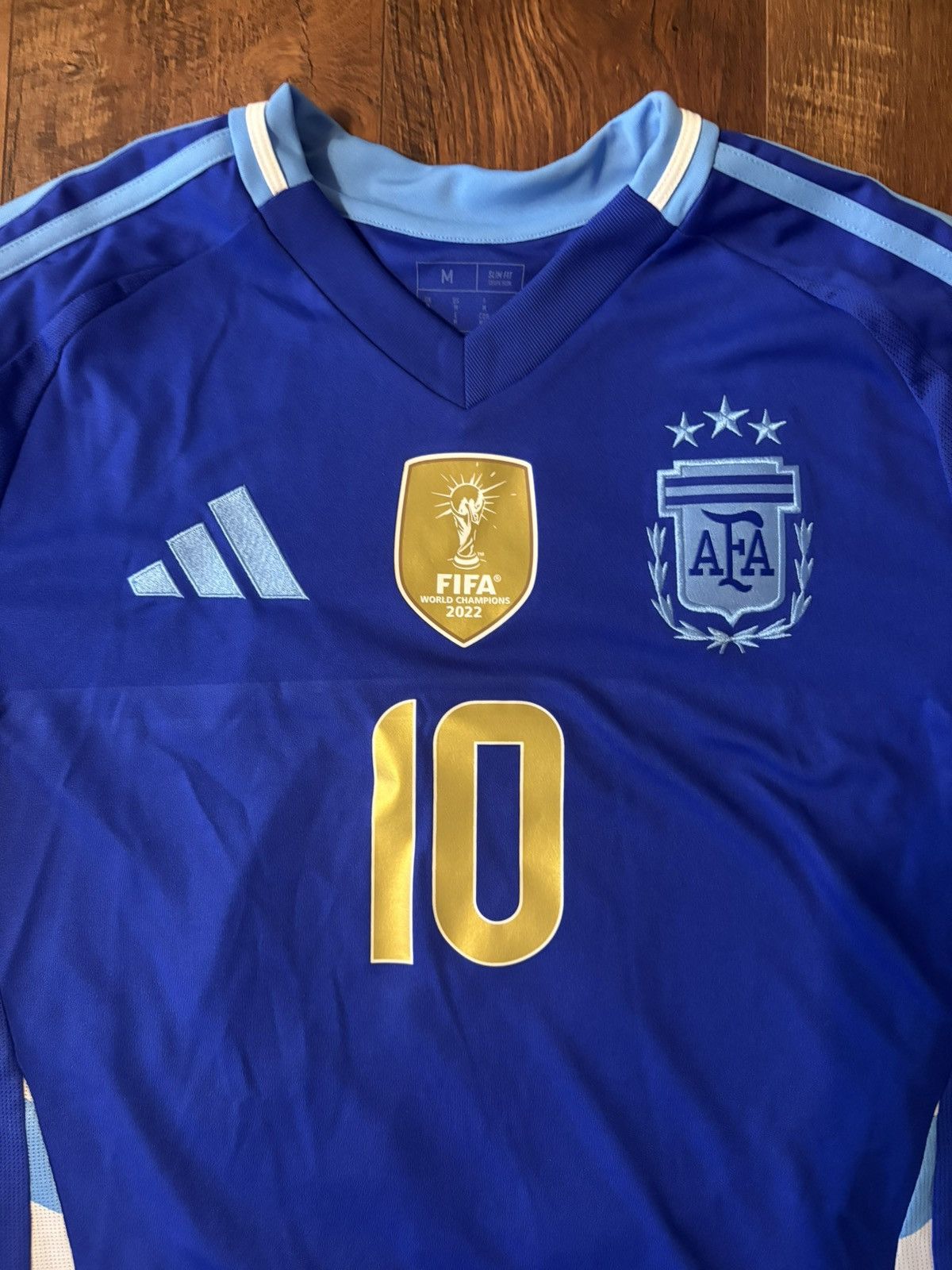 Adidas ARG Adidas Argentina 24 Away blue Size US M / EU 48-50 / 2 - 2 Thumbnail