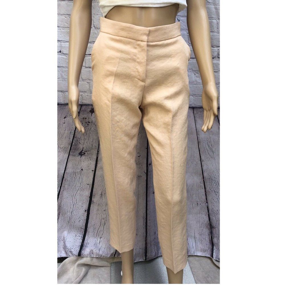 Maje NWT New $295 Maje Pasile Straight Pants Dust Rose Size 34 Size 26" / US 2 / IT 38 - 4 Thumbnail
