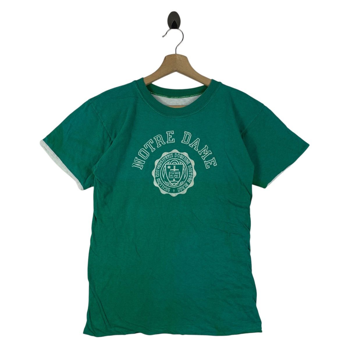 Japanese Brand × Vintage Vintage NOTRE DAME university tee Size US S / EU 44-46 / 1 - 1 Thumbnail