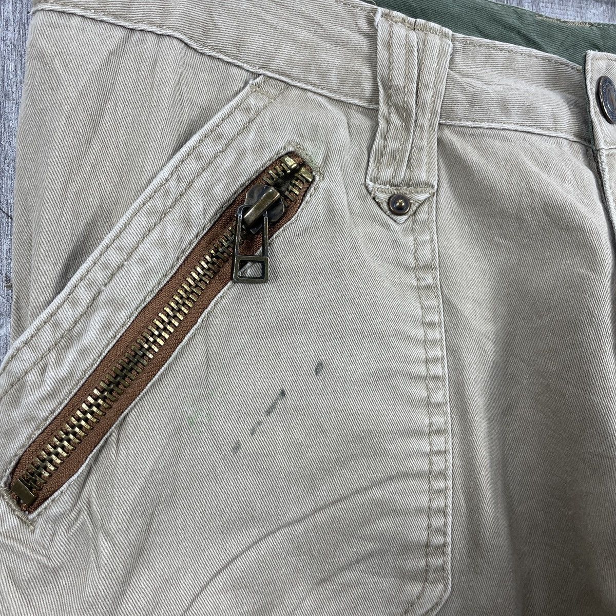 Vintage Japanese Brand Soul Of Freedom Zipper Cargo Pants