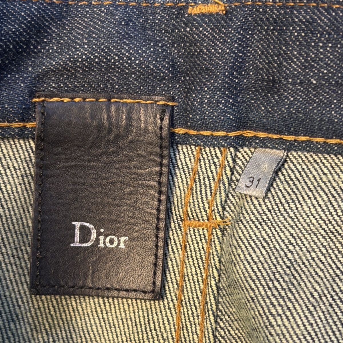 Dior Dior Hedi Slimane AW07 Raw Denim Jeans Size US 31 - 3 Thumbnail