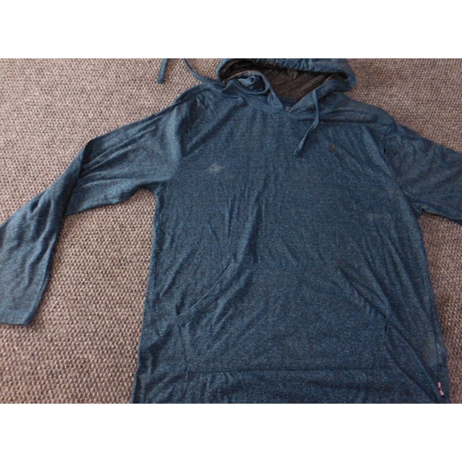 English Laundry Lions Crest Hoodie Mens Large Blue English Laundry Pullover Zip Knit Zipper Regular Long Sleeve Size US L / EU 52-54 / 3 - 4 Thumbnail
