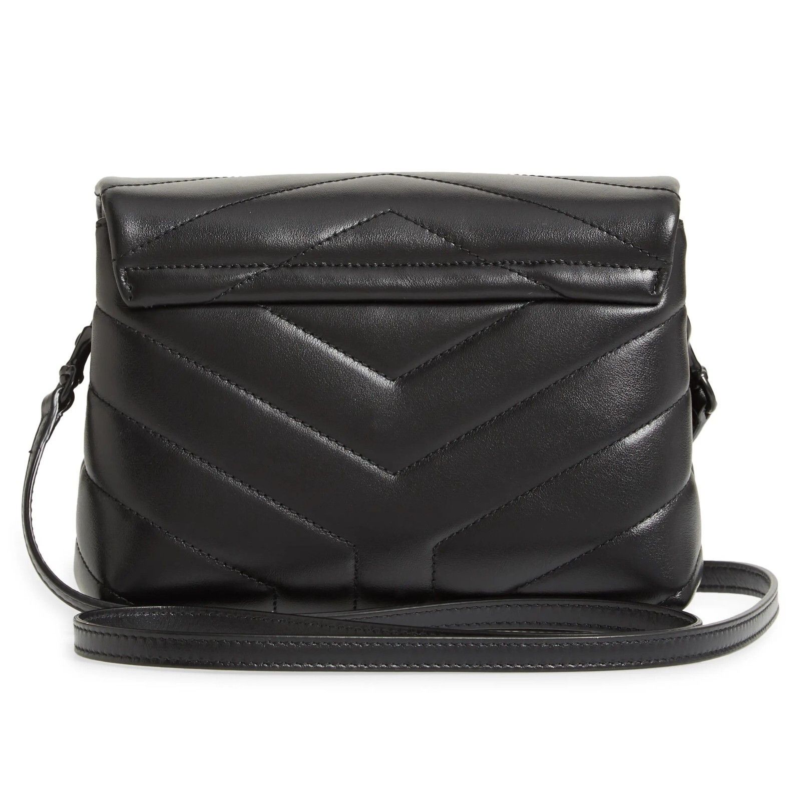 Yves Saint Laurent Toy Loulou Leather Crossbody Bag in Black NWOT MSRP $2100 Size ONE SIZE - 3 Thumbnail