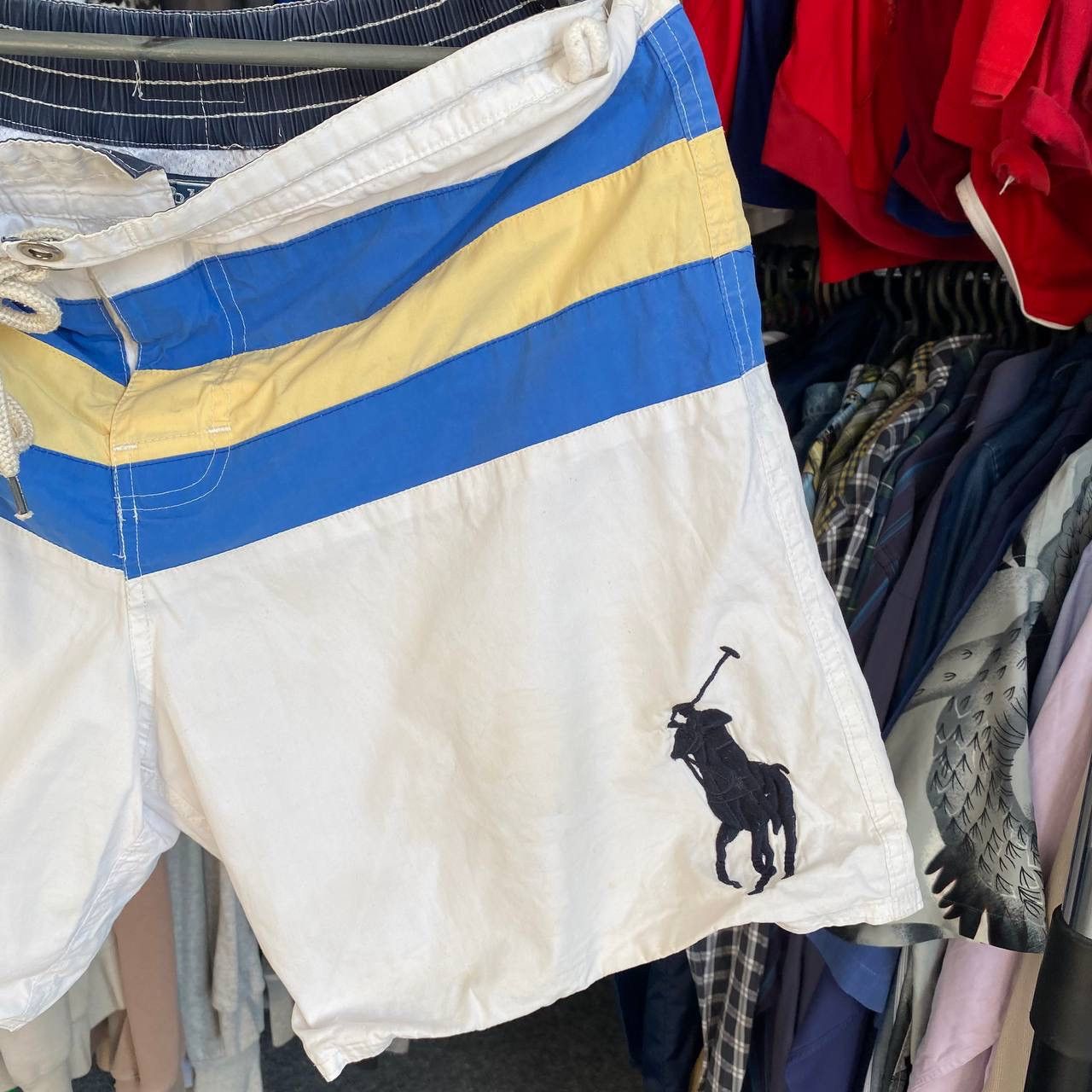 Polo Ralph Lauren × Vintage Vintage Polo Ralph Lauren Big pony nylon shorts Size US 34 / EU 50 - 3 Thumbnail