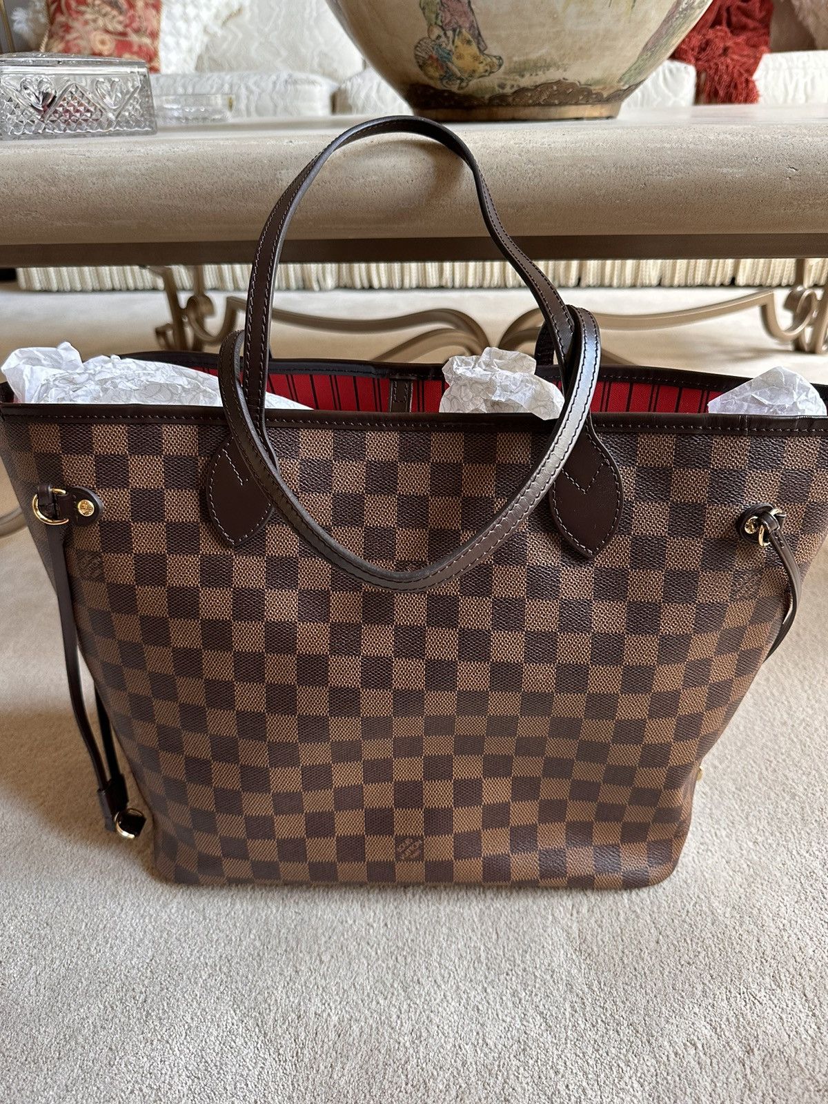 Louis Vuitton Louis Vuitton Damier Ebene Neverfull Size ONE SIZE - 1 Thumbnail
