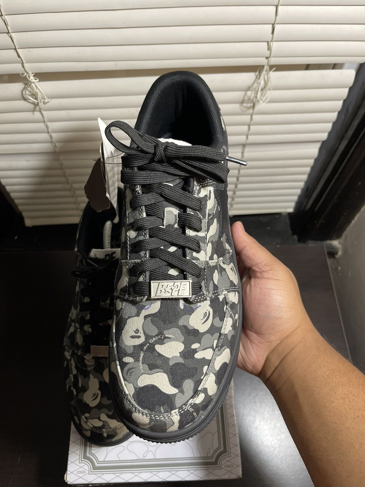 Bape × Comme des Garcons Bapesta Low Comme Des Garcons Size US 11 / EU 44 - 6 Thumbnail