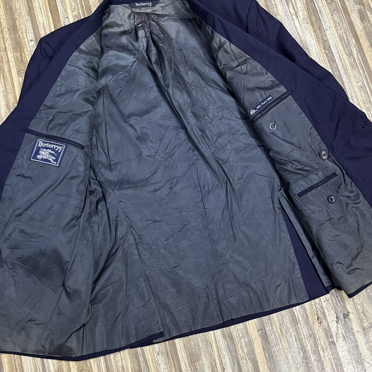 Burberry Vintage Burberry Double Breasted Blazer Size 38R - 6 Thumbnail