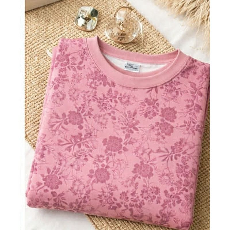 Other Hastings & Smith Sweatshirt Floral Crewneck Pullover Pink XL Size XL / US 12-14 / IT 48-50 - 14 Thumbnail