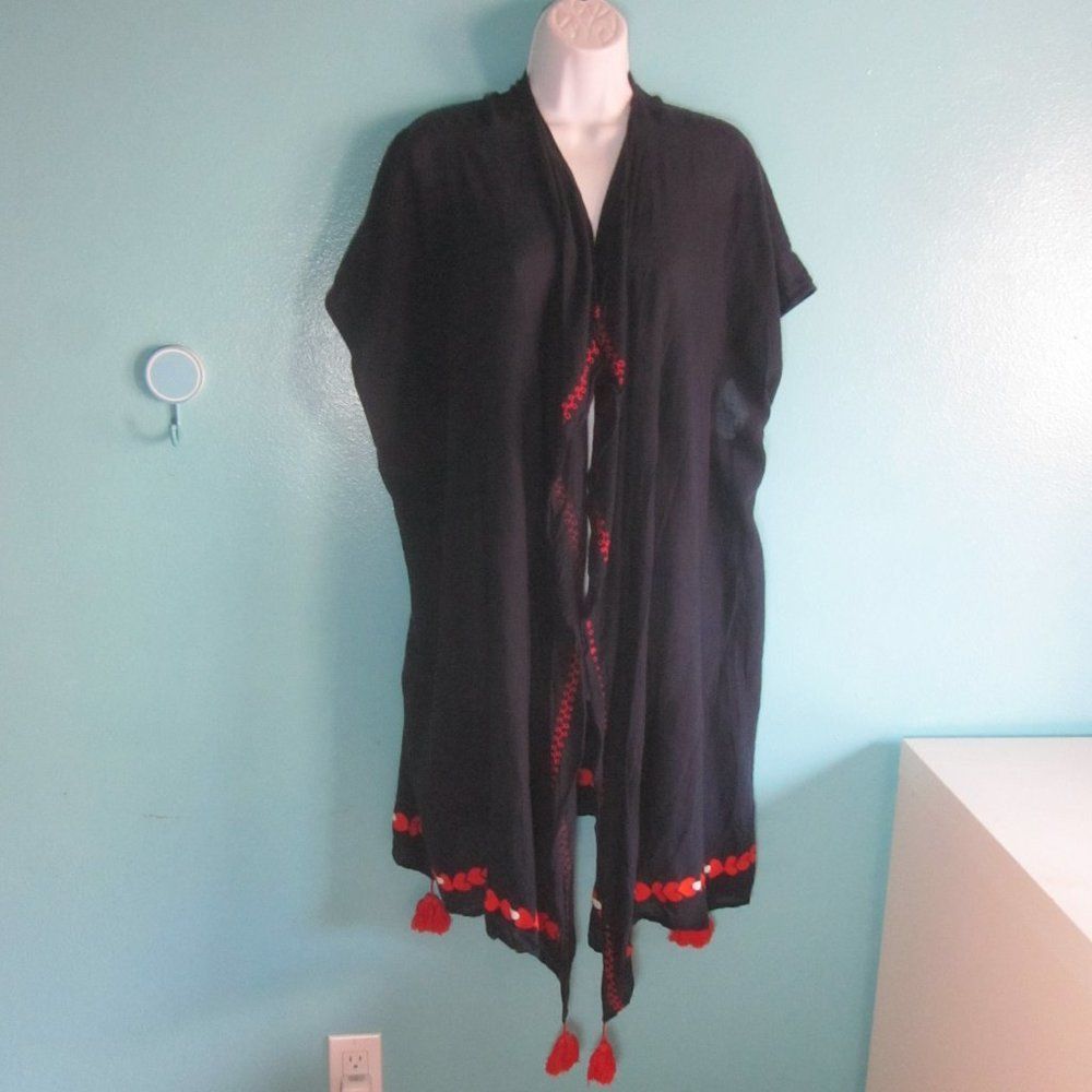 J.Crew J.Crew Navy Cotton Swim Cover Up OS Size ONE SIZE - 1 Thumbnail