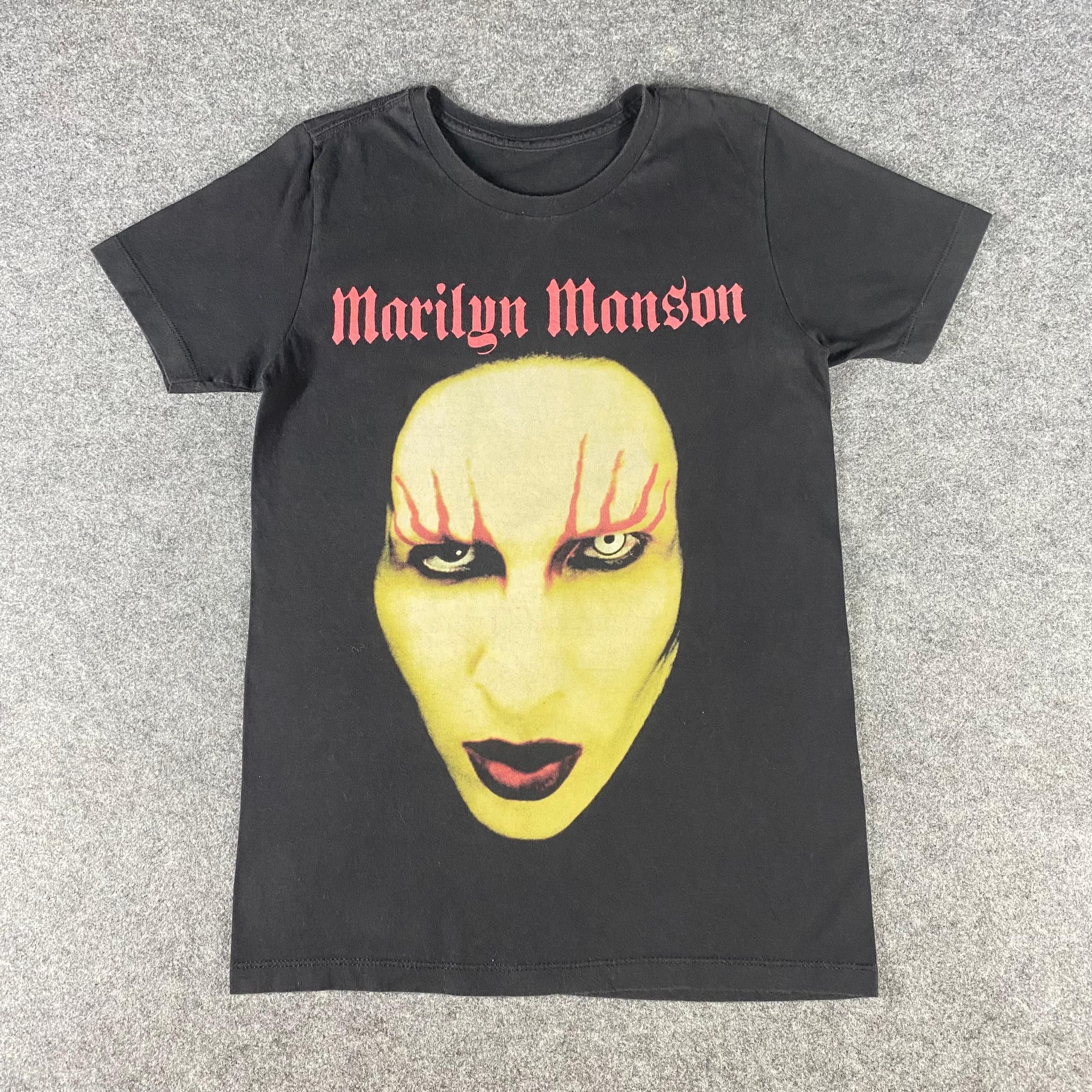 Band Tees Vintage Marilyn Manson Band Tshirt Size US S / EU 44-46 / 1 - 1 Thumbnail