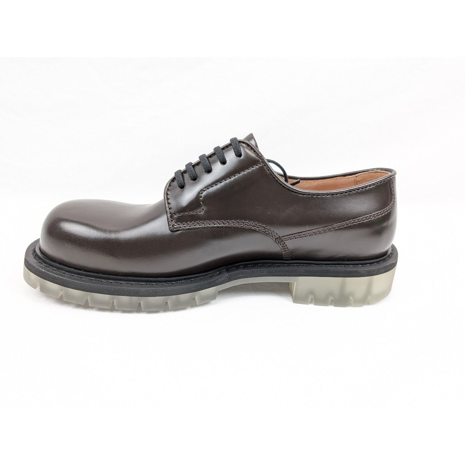 Bottega Veneta o1rshd1 Brushed Calfskin Scarpa Pelle Boots in Espresso Size US 10 / EU 43 - 10 Thumbnail