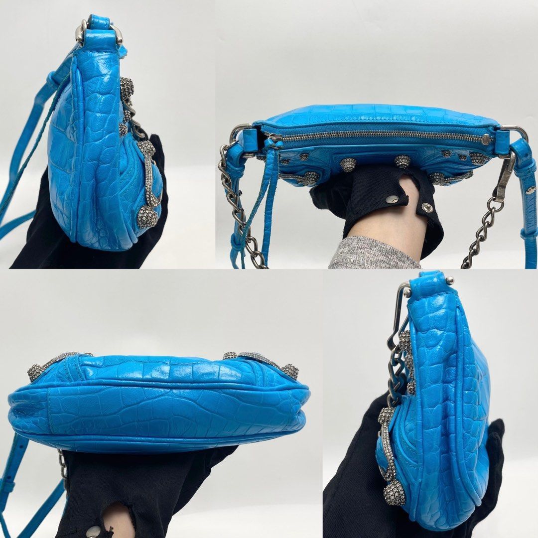 Balenciaga Balenciaga Bag Croco Cagole Mini Size ONE SIZE - 6 Thumbnail
