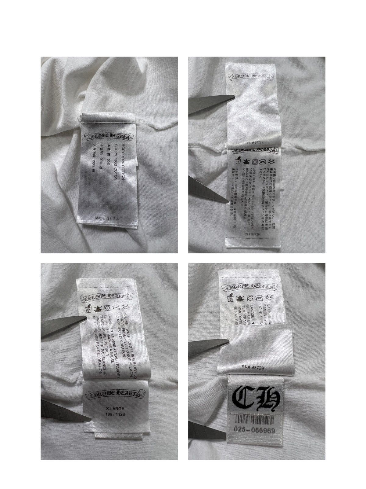 Chrome Hearts Chrome Hearts - Neck Script Logo Pocket L/S Shirt Size US XL / EU 56 / 4 - 22 Thumbnail