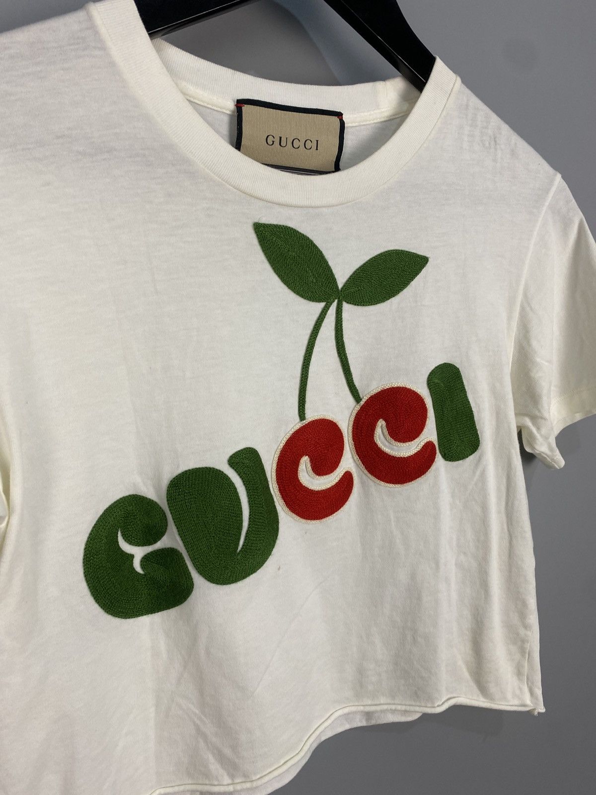 Gucci gucci cherry aplique crop Size S / US 4 / IT 40 - 2 Thumbnail