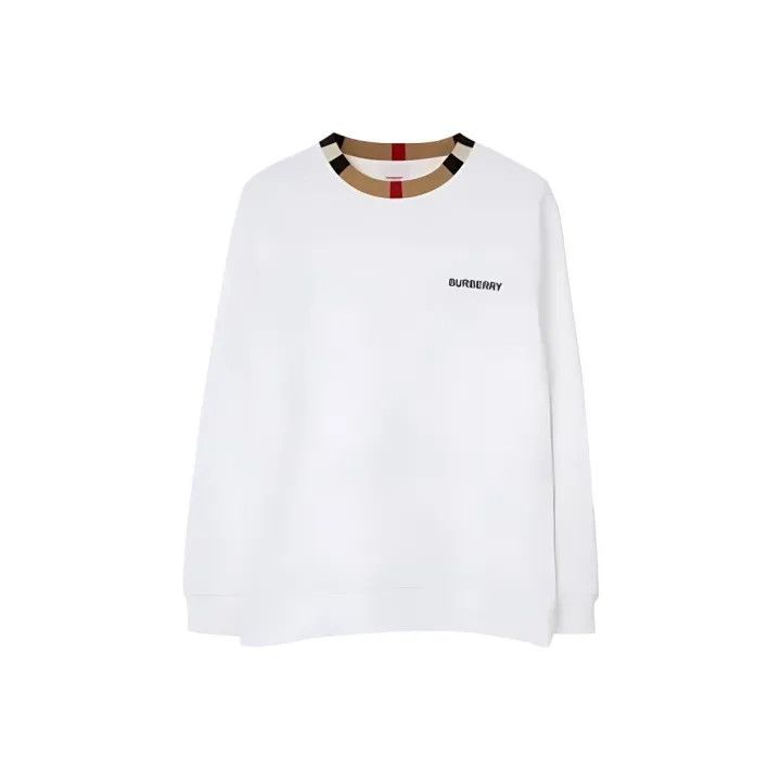 Burberry Burberry Logo White Long Sleeve Sweatshirt Size US XS / EU 42 / 0 - 1 Thumbnail