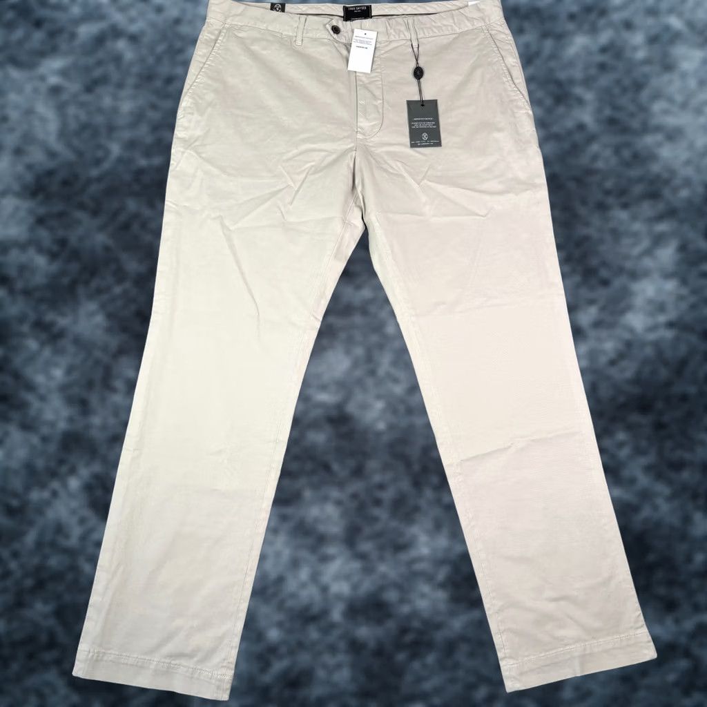 Todd Snyder Todd Snyder Mens Pants - 38x32 Bone Khaki Tab Front Chino Size US 38 / EU 54 - 1 Thumbnail