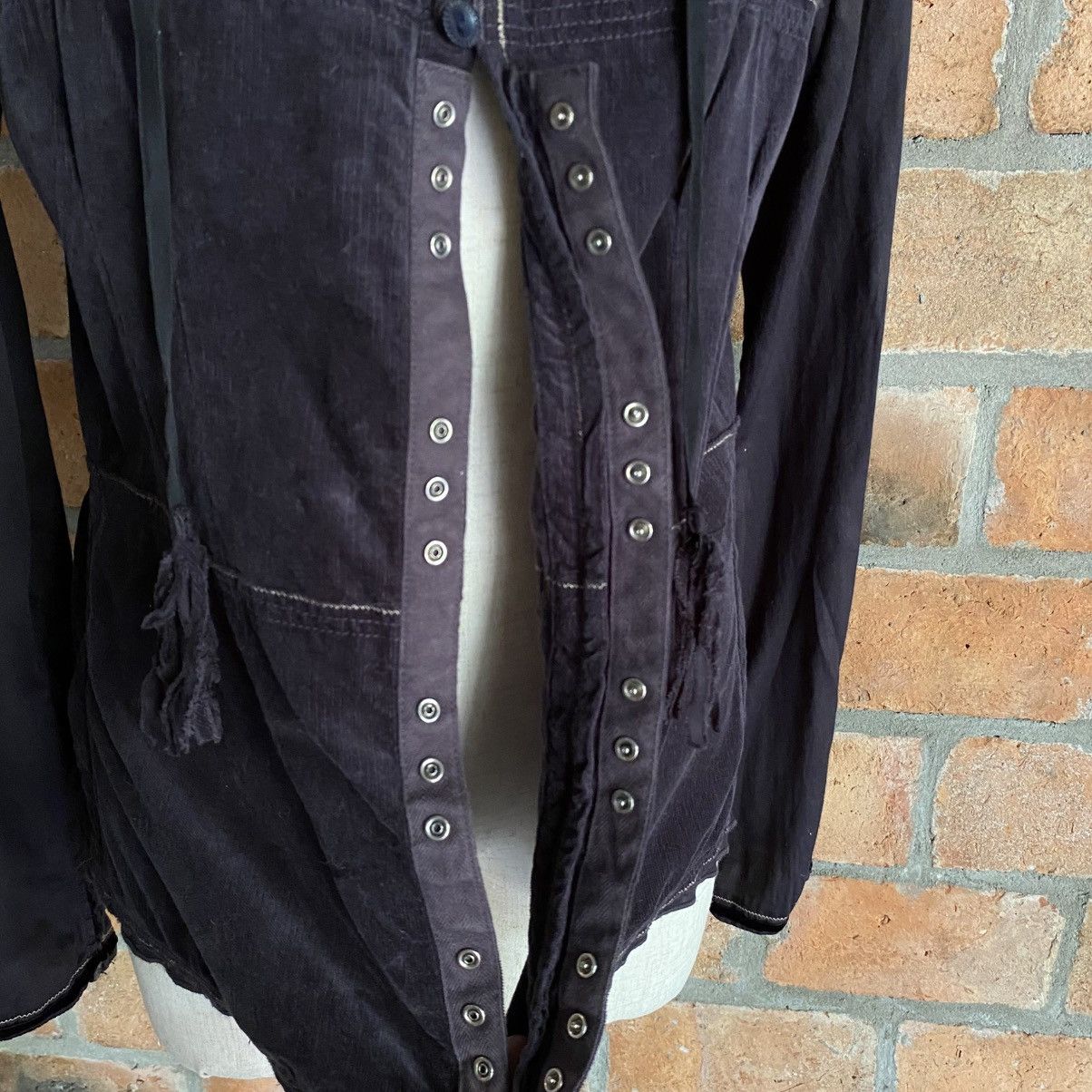 Marithe + Francois Girbaud MARITHÉ + FRANÇOIS GIRBAUD Vintage Black Tie-Neck Blouse Size M / US 6-8 / IT 42-44 - 20 Thumbnail