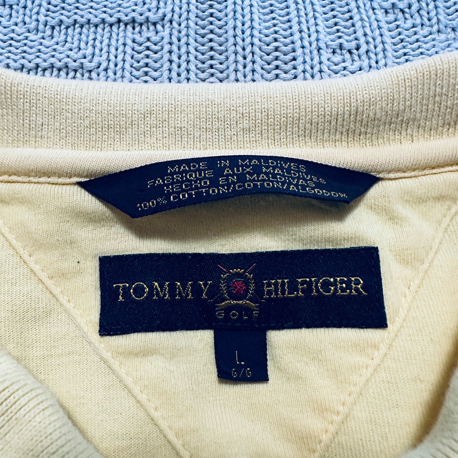 Tommy Hilfiger Tommy Hilfiger yellow polo Size US L / EU 52-54 / 3 - 4 Thumbnail