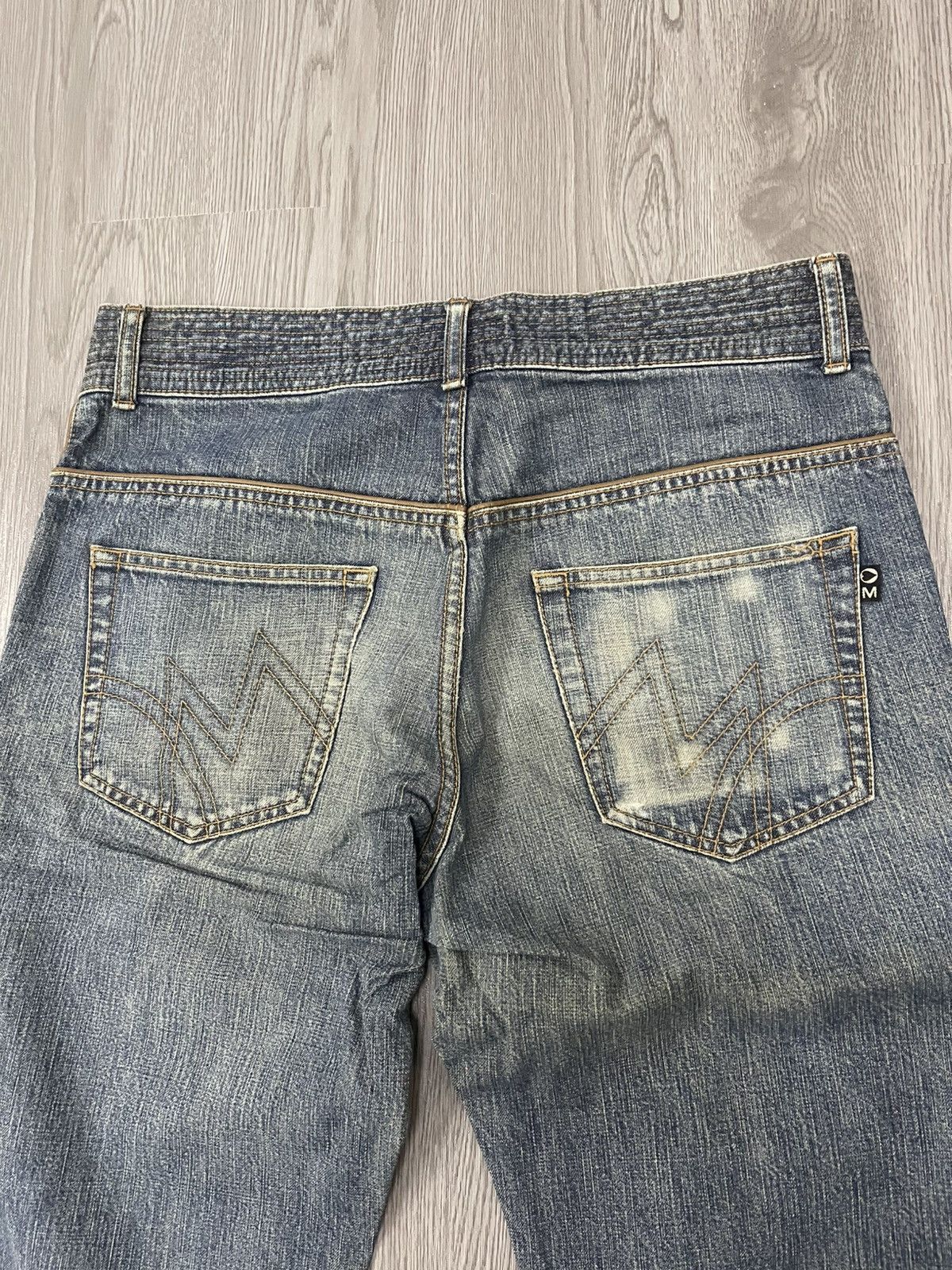 Japanese Brand × Morgan Homme Morgan Homme Flare Denim Size US 33 - 10 Thumbnail