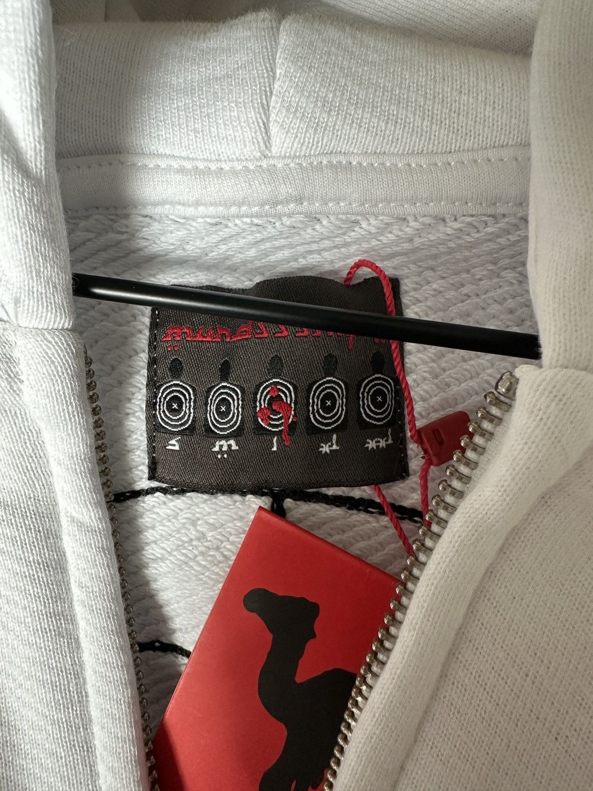 murd333r.fm Peacemaker V2 Zip Up Hoodie White Size US L / EU 52-54 / 3 - 8 Thumbnail