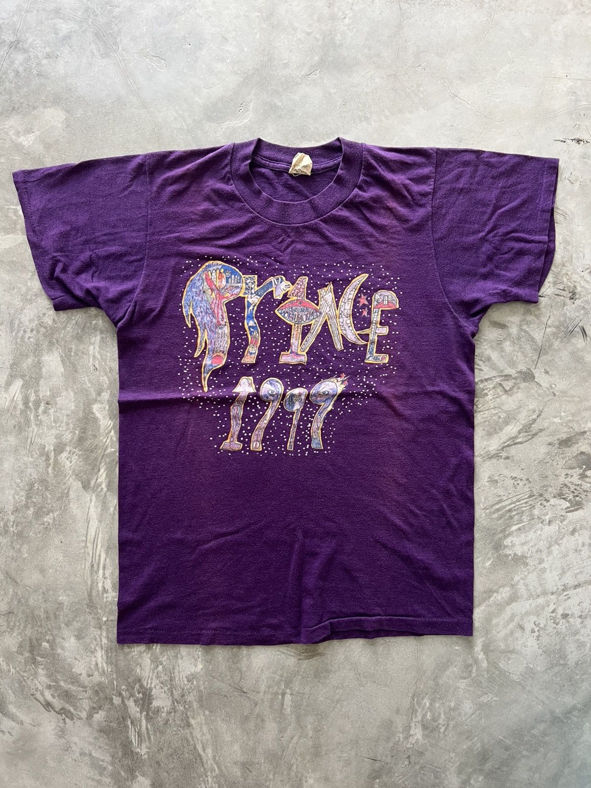 Band Tees Original Prince 1999 Concert T-shirt from 1982 Size US M / EU 48-50 / 2 - 1 Thumbnail
