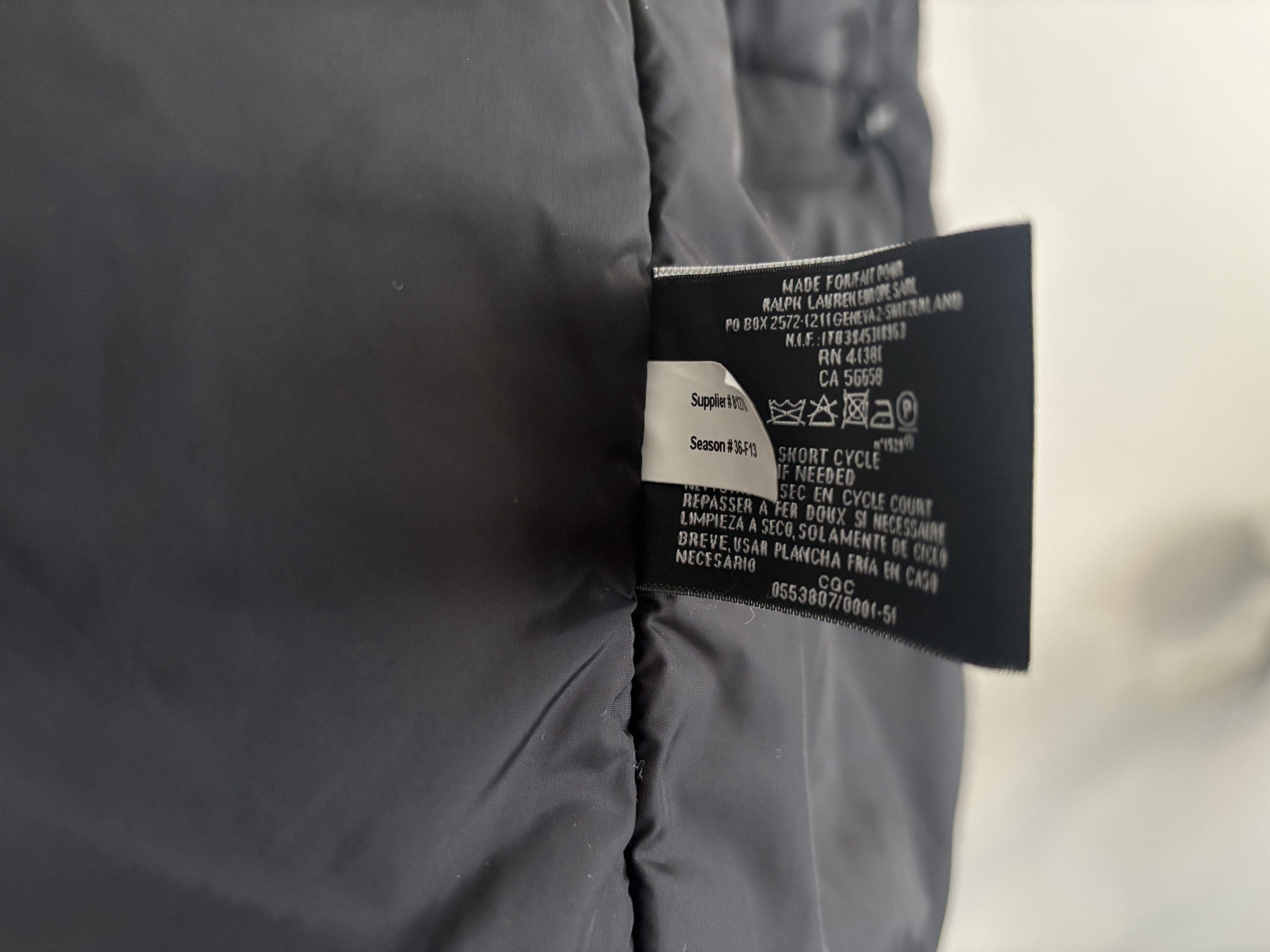 Polo Ralph Lauren $1145 Commander Field Jacket, Black Nylon - Small Size US S / EU 44-46 / 1 - 11 Thumbnail