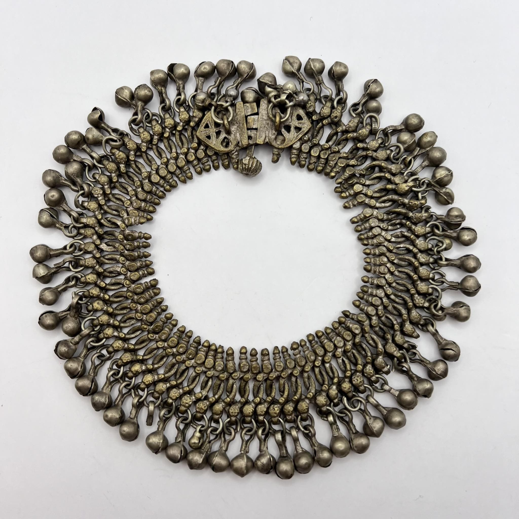 Vintage Antique Bedouin Yemen Ankle Bracelet Belly Dance Bell Size ONE SIZE - 1 Thumbnail