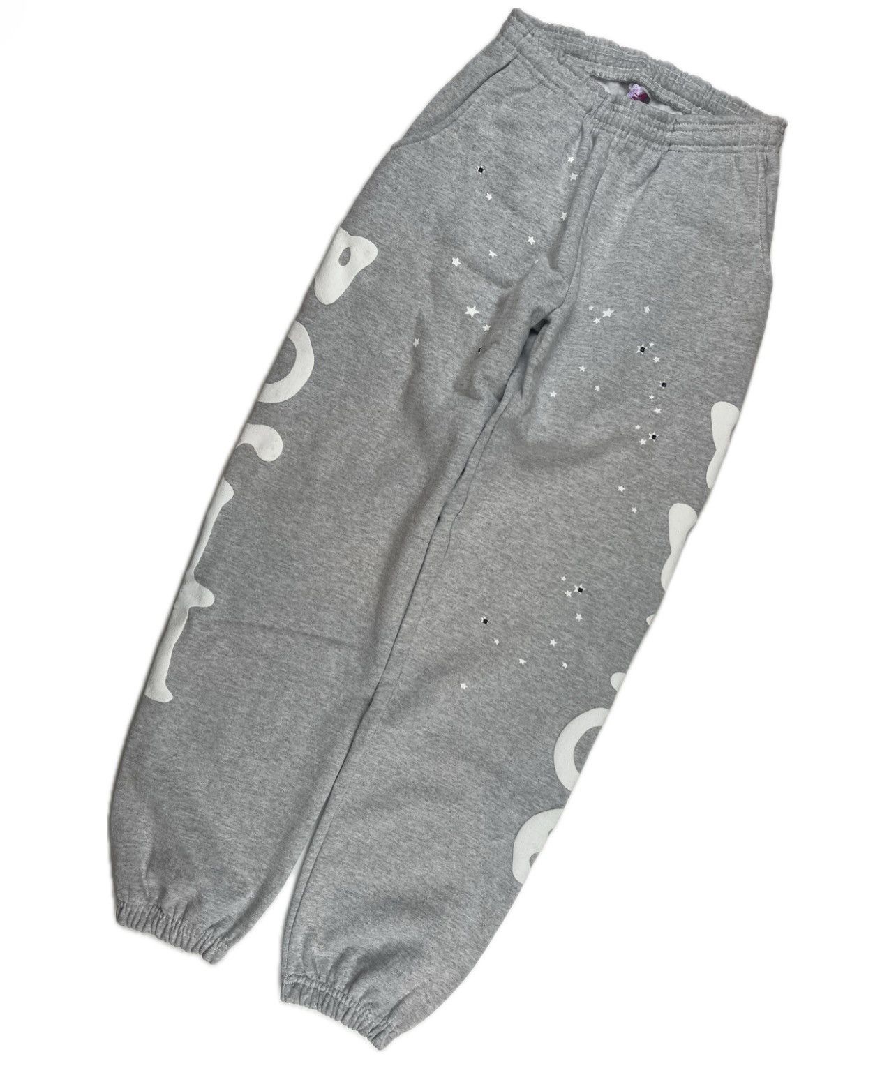 image of Spider Worldwide Sp5Der Beluga Sweatpants in Grey, Men's (Size 28)