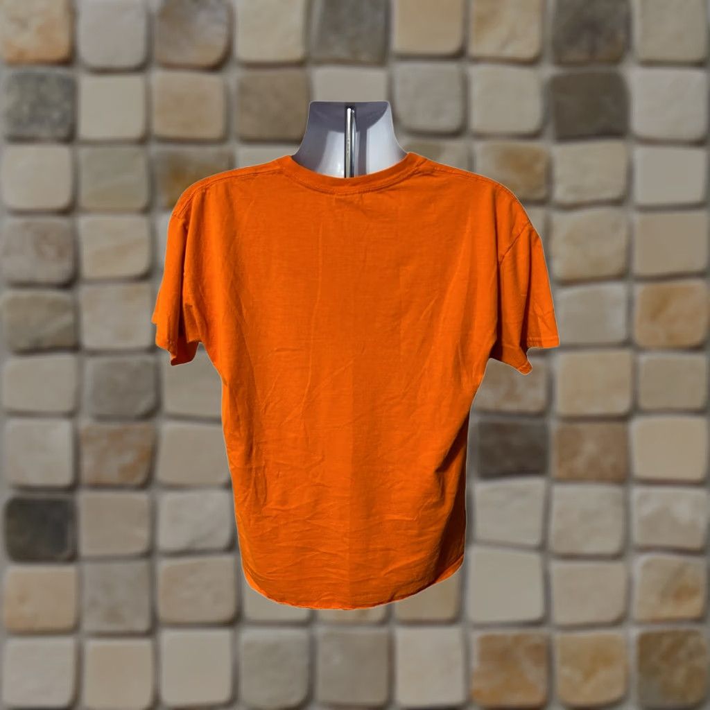 Spell Vintage Clemson University Big Front Spell out Shirt Adult Large Orange Short Sleeve Size US L / EU 52-54 / 3 - 1 Thumbnail