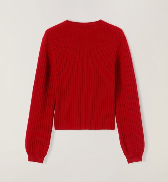 Loro Piana o1w1db10724 Maras Crewneck Sweater in Red Size L / US 10 / IT 46 - 2 Thumbnail
