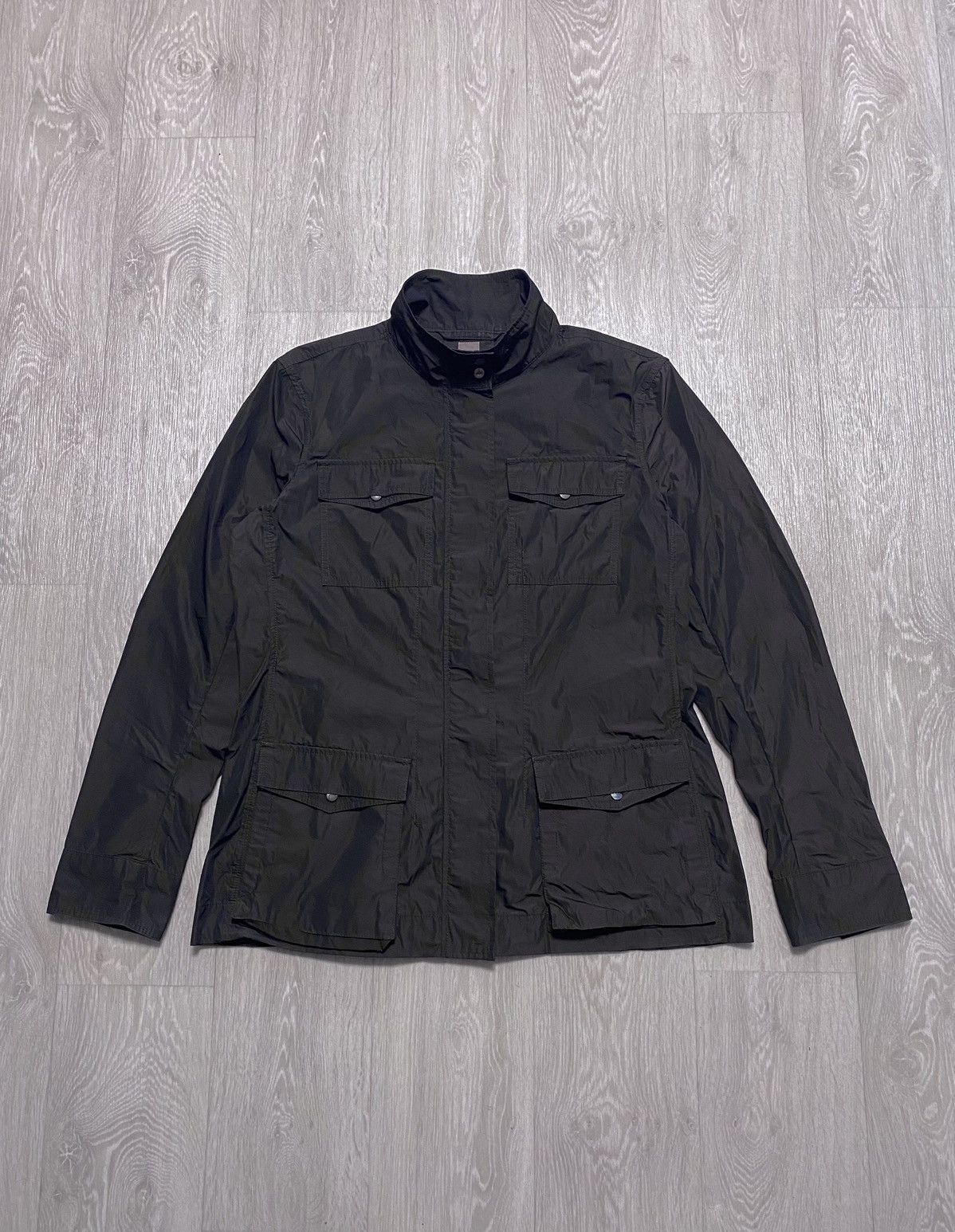 Add Add Italy Chocolate Brown M 65 Shimmer Nylon Light Jacket Size US M / EU 48-50 / 2 - 4 Thumbnail