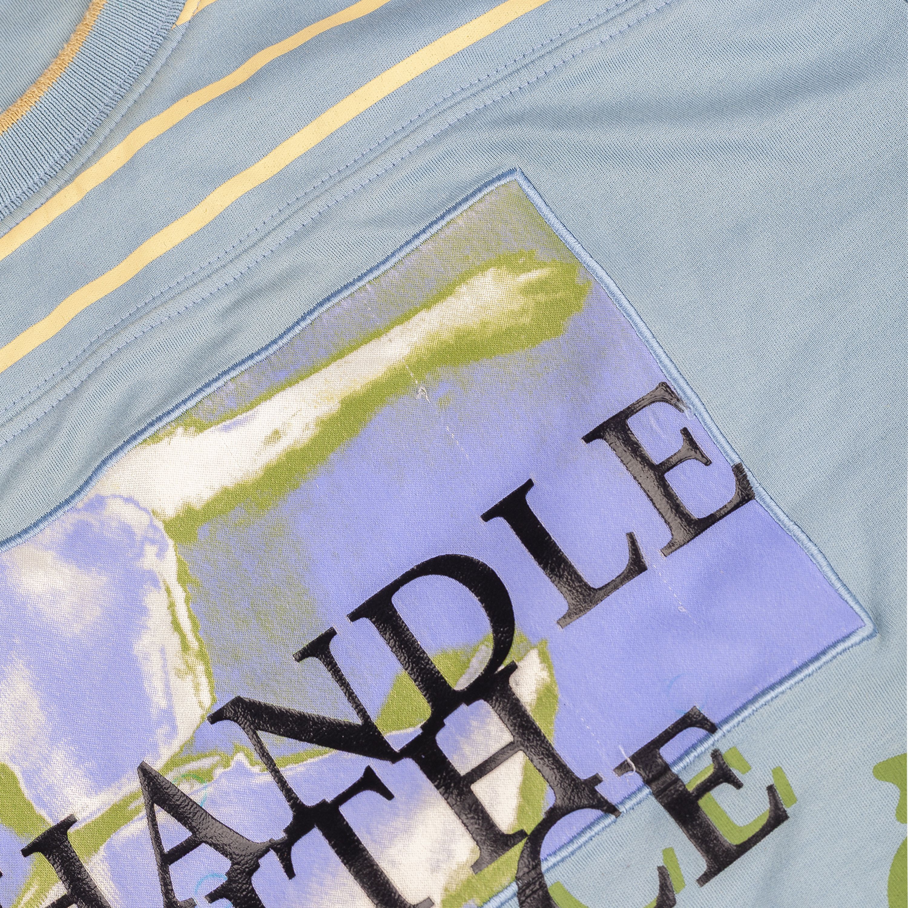 Chloe Chloé Shadow Blue Printed 'Handle with Grace' Sleeves Top Size XS / US 0-2 / IT 36-38 - 5 Thumbnail