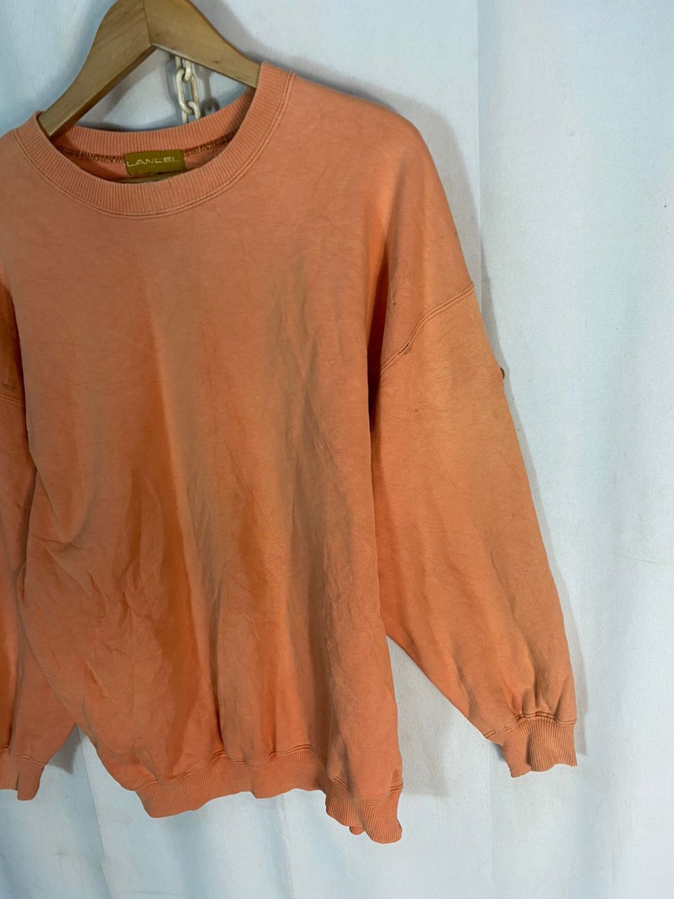 Lancel Vintage lancel spellout distressed sweatshirt Size US L / EU 52-54 / 3 - 4 Thumbnail