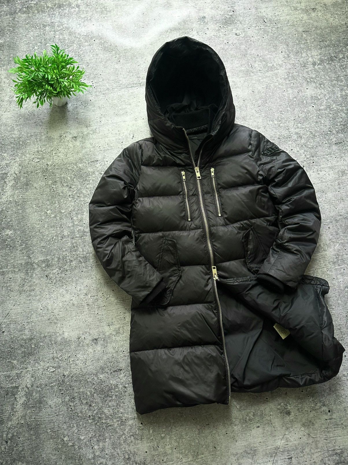 Diesel Vintage Diesel Y2K Nylon Down Puffer Coat Winter Jacket Size XS / US 0-2 / IT 36-38 - 2 Thumbnail