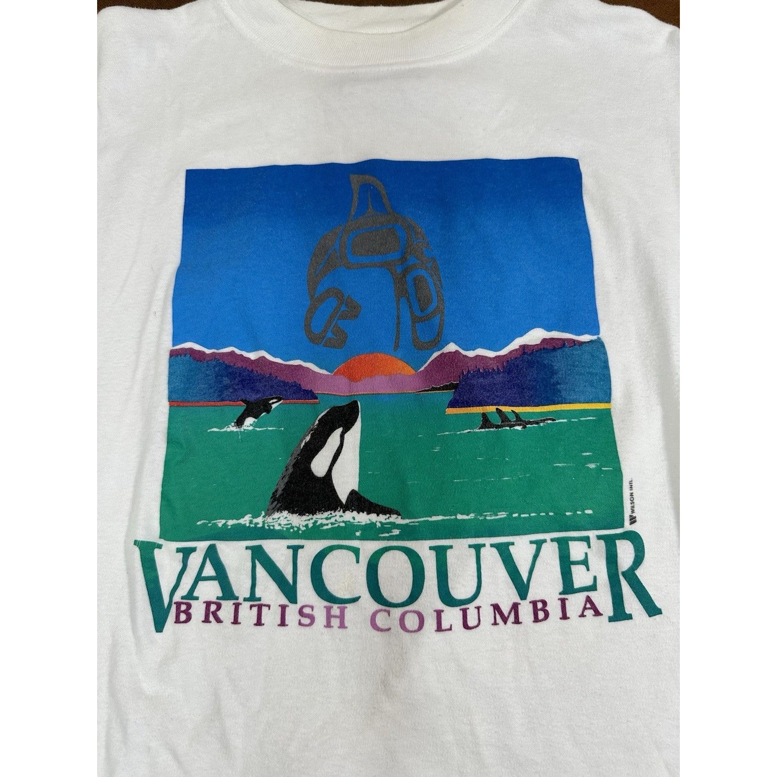 Vintage Vintage Vancouver Souvenir T-Shirt Killer Whale Orca Canada Size US M / EU 48-50 / 2 - 2 Thumbnail