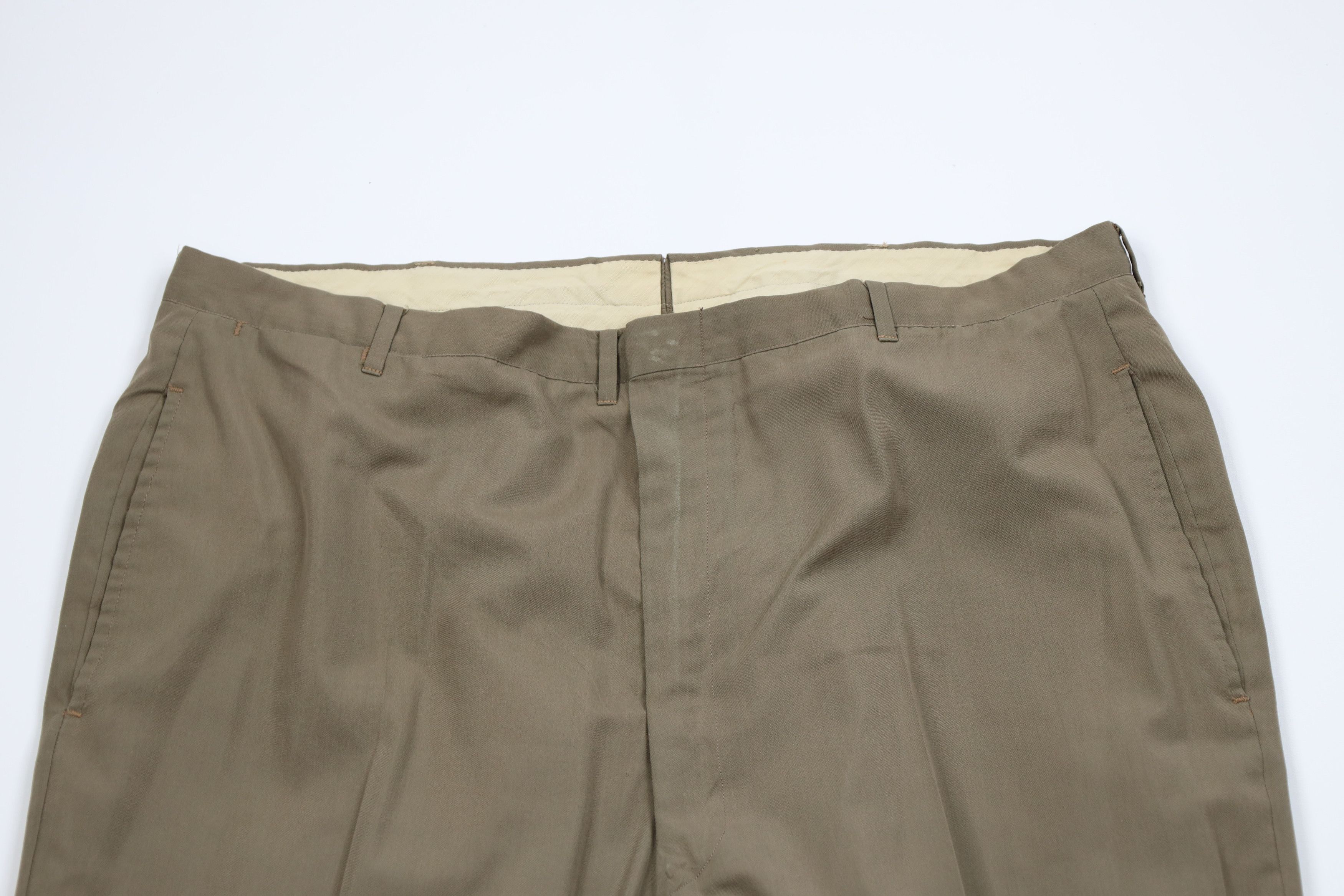 Vintage Vintage 50s 60s Streetwear Gabardine Wide Leg Pants USA Size US 36 / EU 52 - 2 Thumbnail