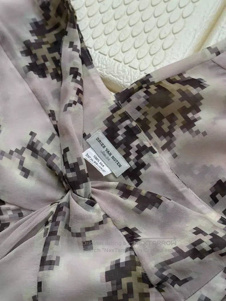 Dries Van Noten Dries Van Noten Color-blocked Midi Skirt Size 33" - 4 Thumbnail