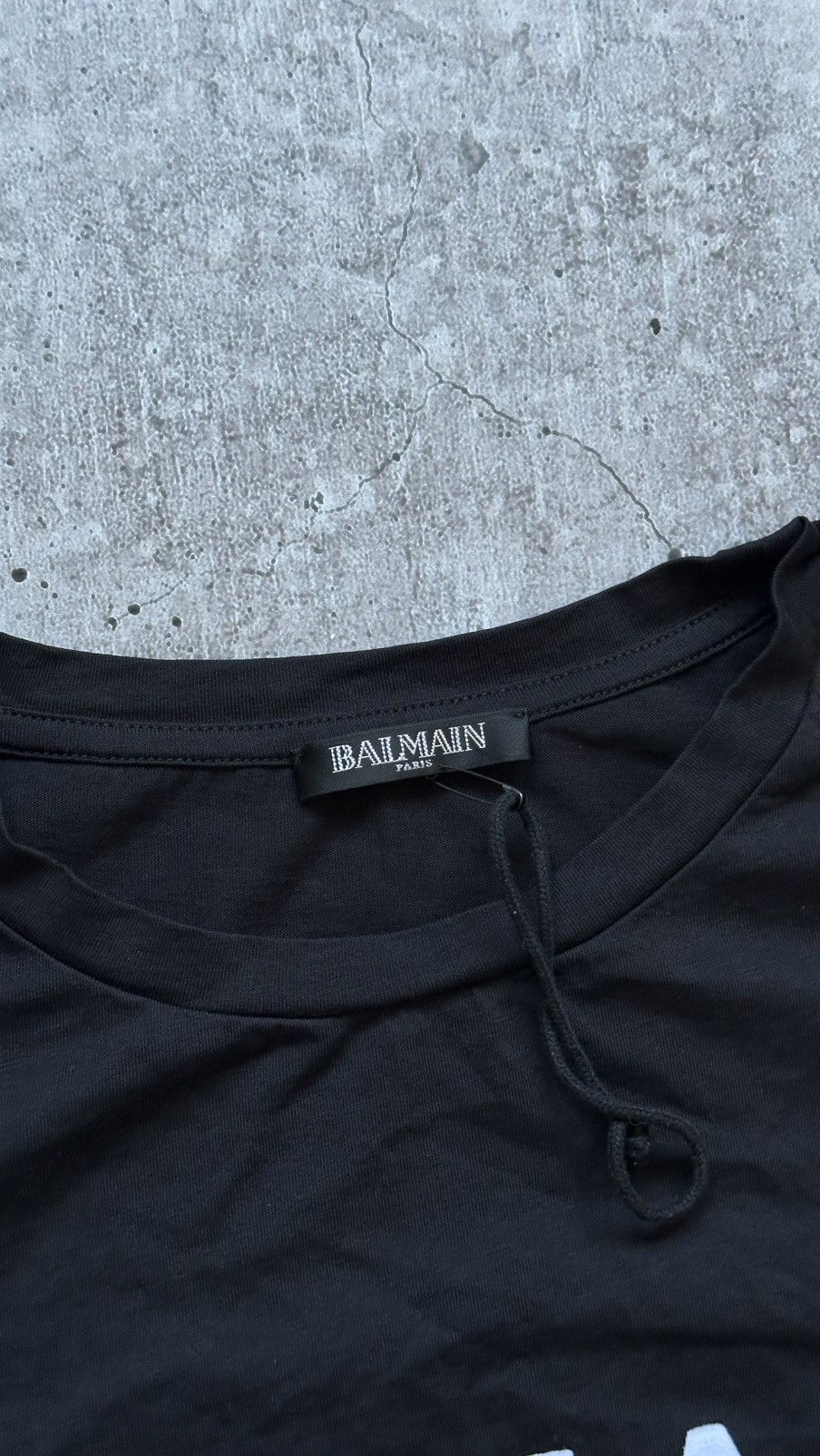 Balmain Women's Balmain Paris Big Logo Black T Shirt Size XXS / US 00 / IT 34 - 7 Thumbnail