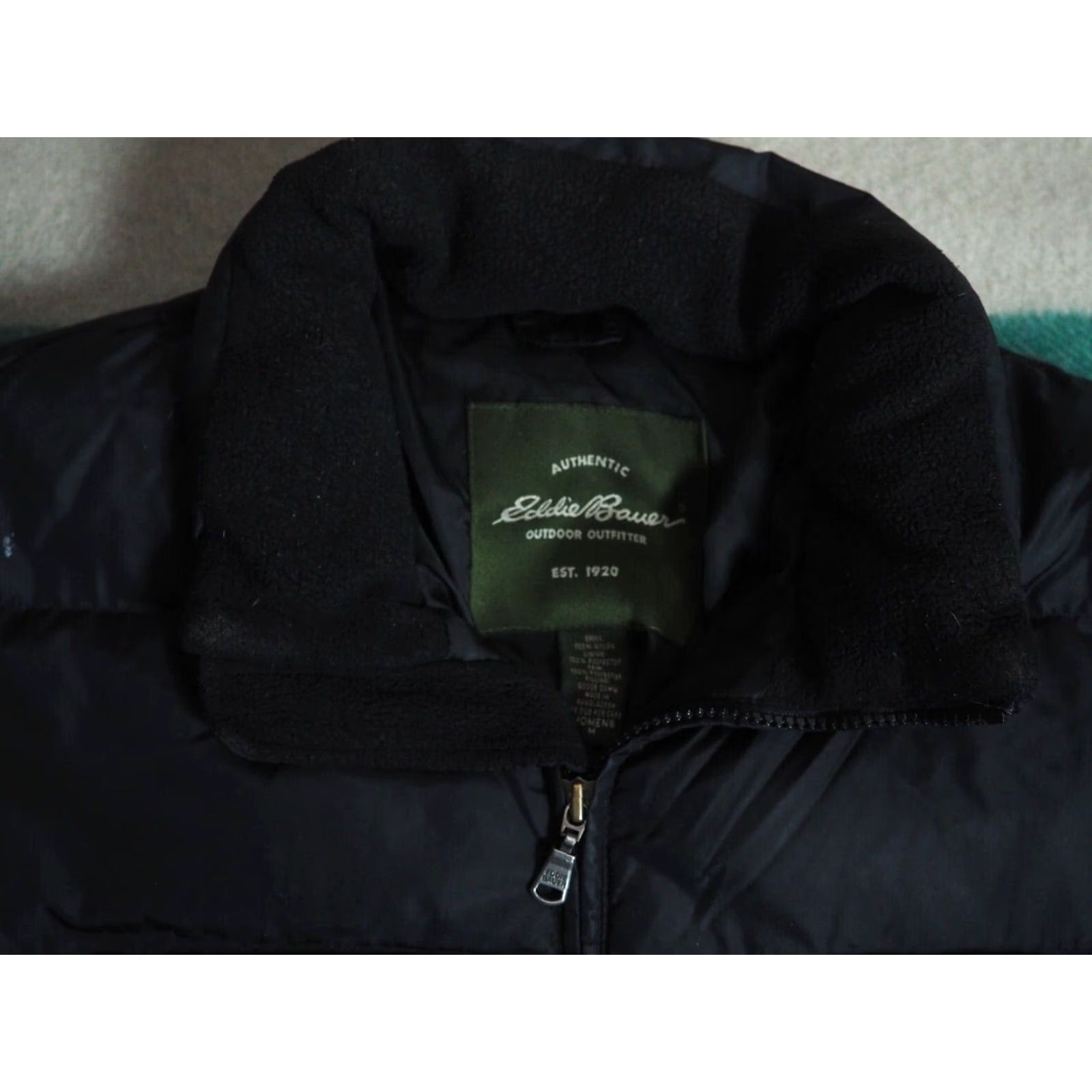 Eddie Bauer Eddie Bauer Black Goose Down Full Zip Outdoor Winter Puffer Jacket Womens M Size M / US 6-8 / IT 42-44 - 2 Thumbnail