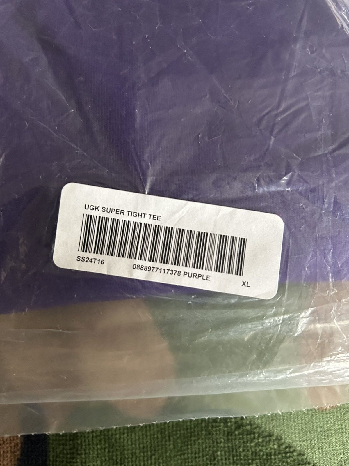 Supreme Supreme UGK Super Tight Tee Purple XL SS24 Size US XL / EU 56 / 4 - 4 Thumbnail