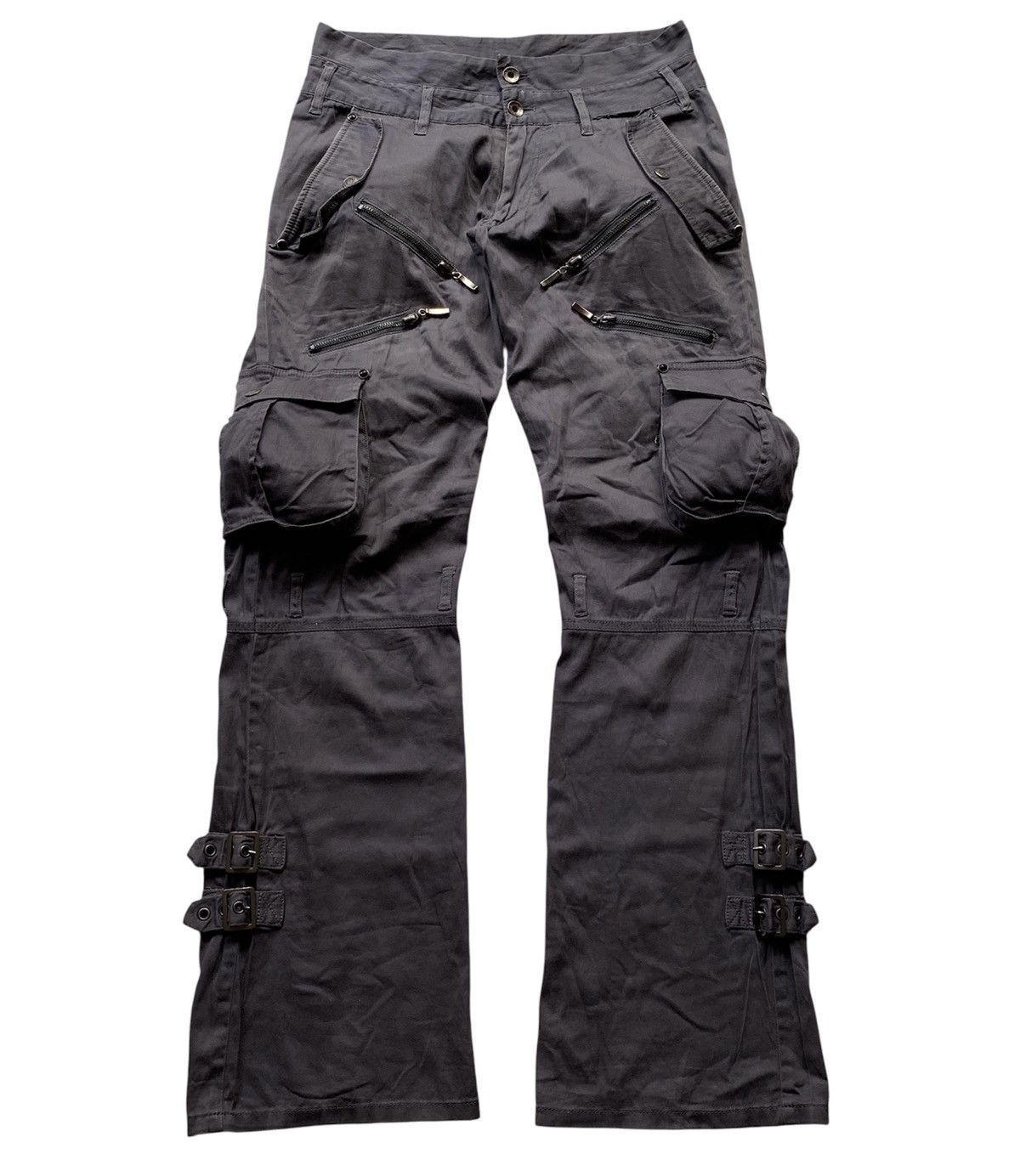 14th Addiction Semanticdesign Bondage Flare Ifsix LGB GOA Cargo Pants Size US 29 - 1 Thumbnail