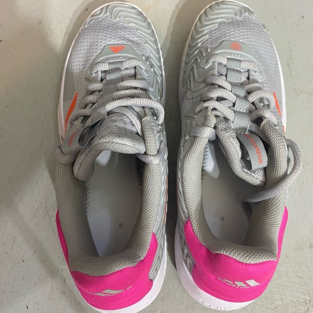 Adidas Women's Adidas Sneakers Gray Pink Size 10 Size US 10 / IT 40 - 3 Thumbnail