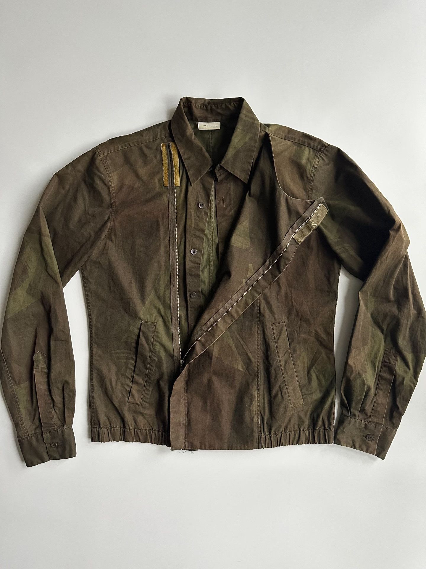 Dries Van Noten DRIES VAN NOTEN Camouflage Napoleon shirt jacket| Size US S / EU 44-46 / 1 - 2 Thumbnail