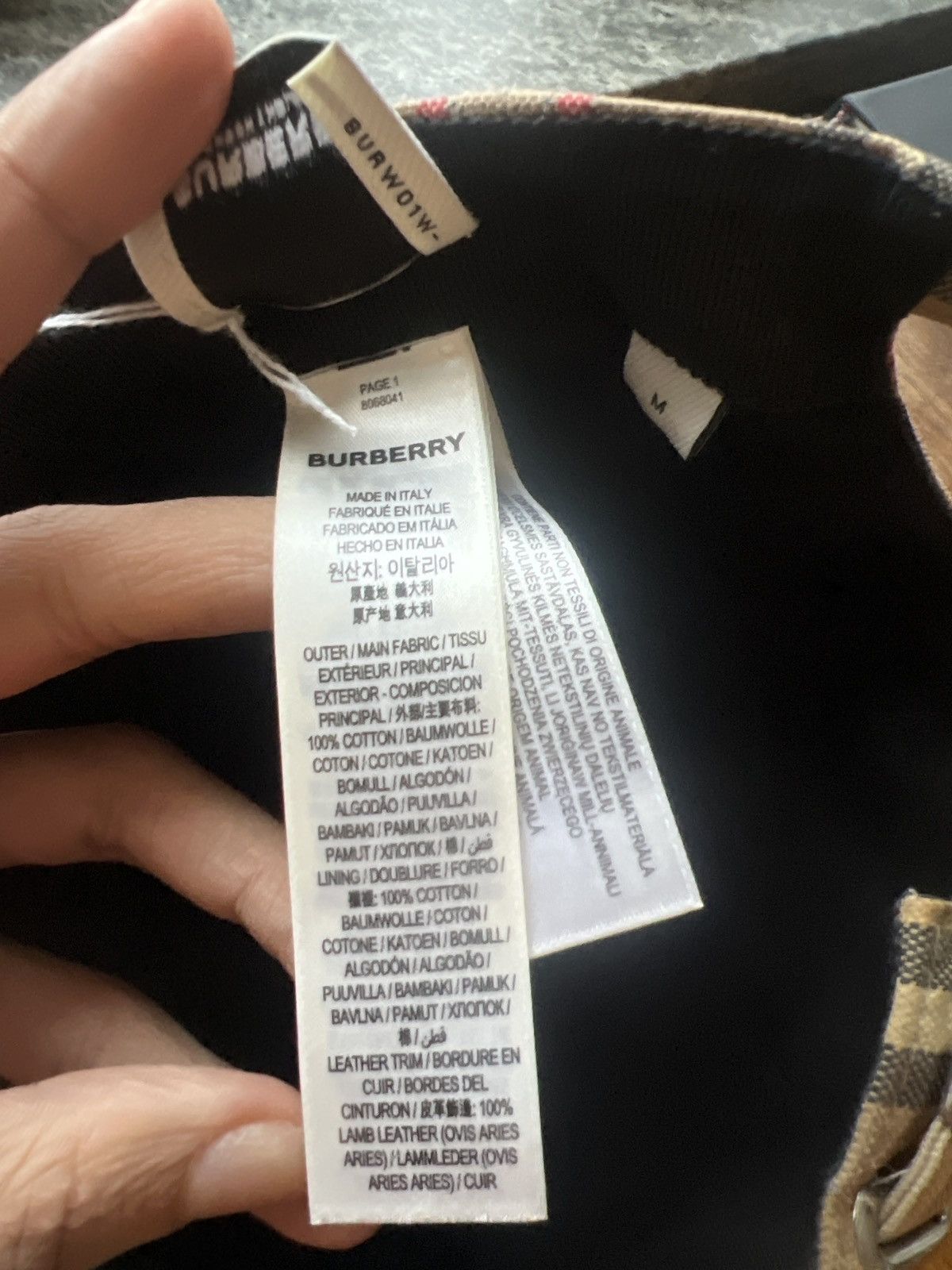 Burberry Burberry Check Baseball Cap Size ONE SIZE - 7 Thumbnail