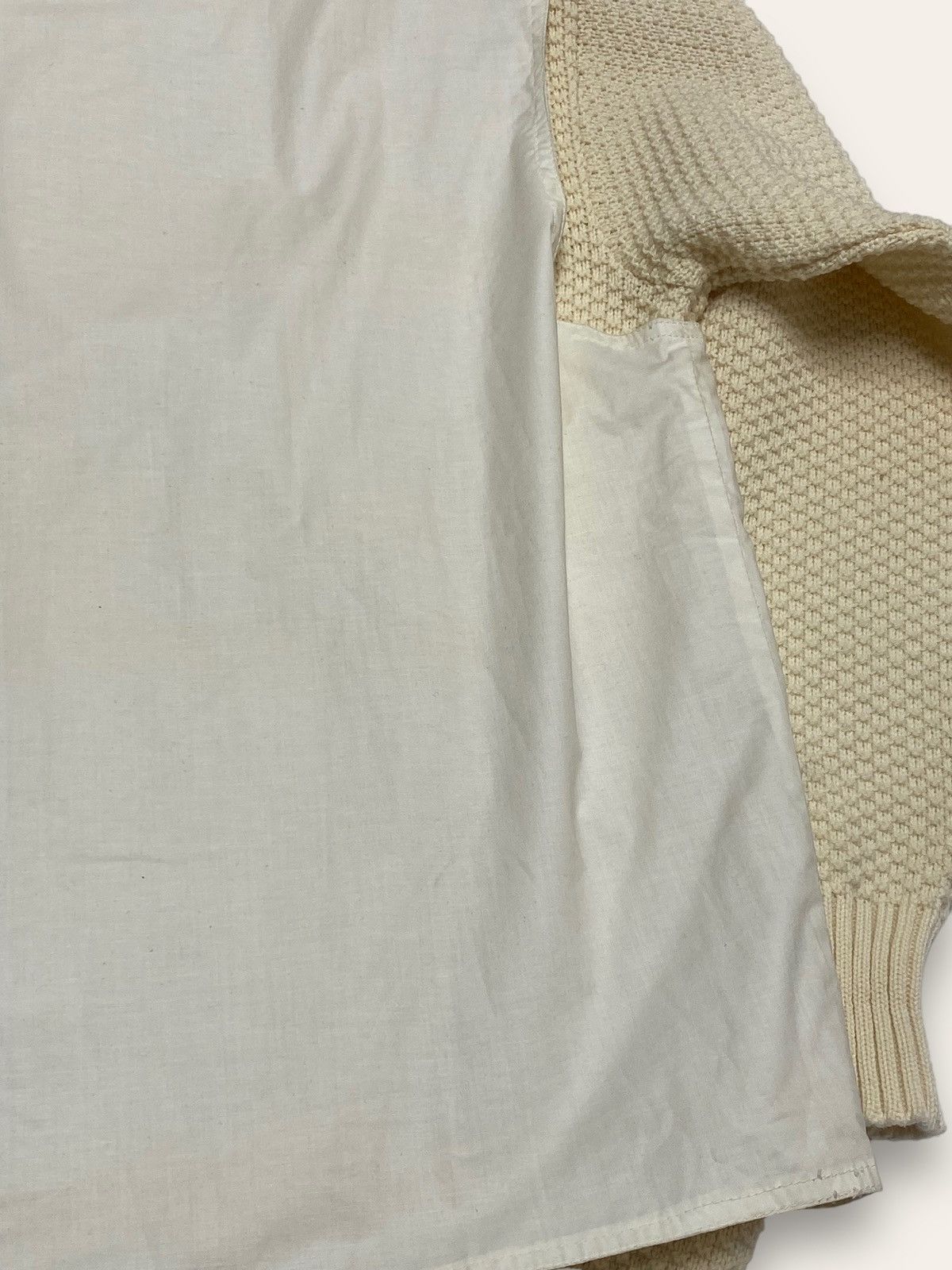 Louis Feraud 90s Vintage LOUIS FERAUD Beige Creme Sweater Size US M / EU 48-50 / 2 - 13 Thumbnail