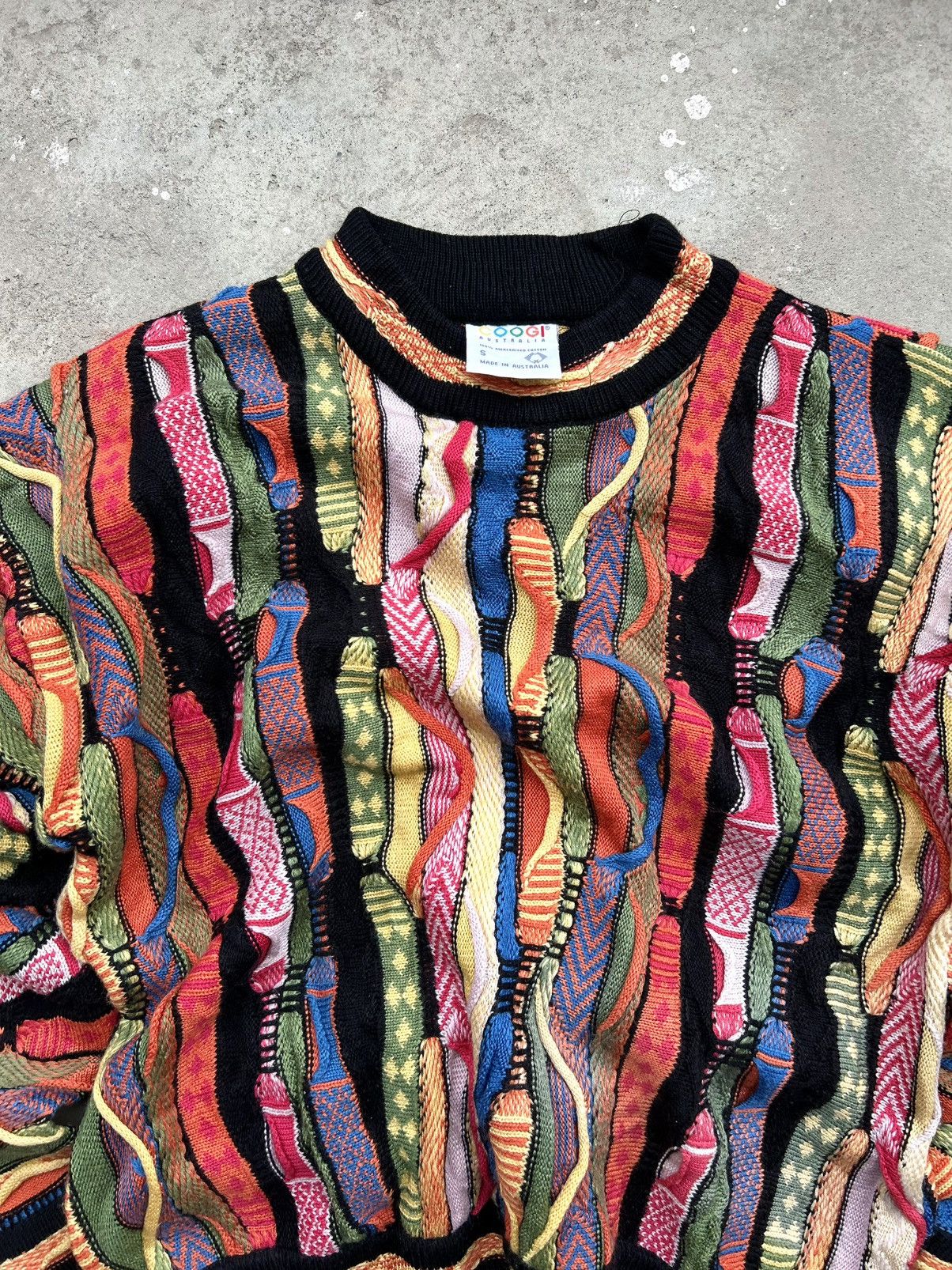Coogi 💥RAREST💥 CRAZY VINTAGE COOGI THICK CABLE KNIT Size US M / EU 48-50 / 2 - 5 Thumbnail