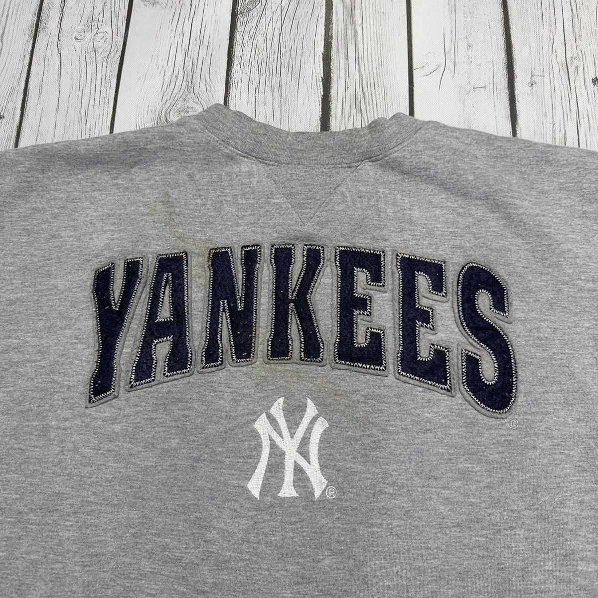 Adidas × MLB × Vintage Vintage New York Yankees sweatshirt Size US XL / EU 56 / 4 - 3 Thumbnail