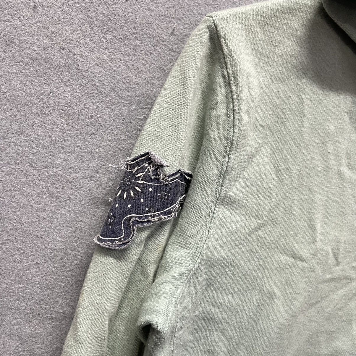 Beams Japan Beams Graphic Zip-Up Hoodie (Mint Green) Size US S / EU 44-46 / 1 - 8 Thumbnail