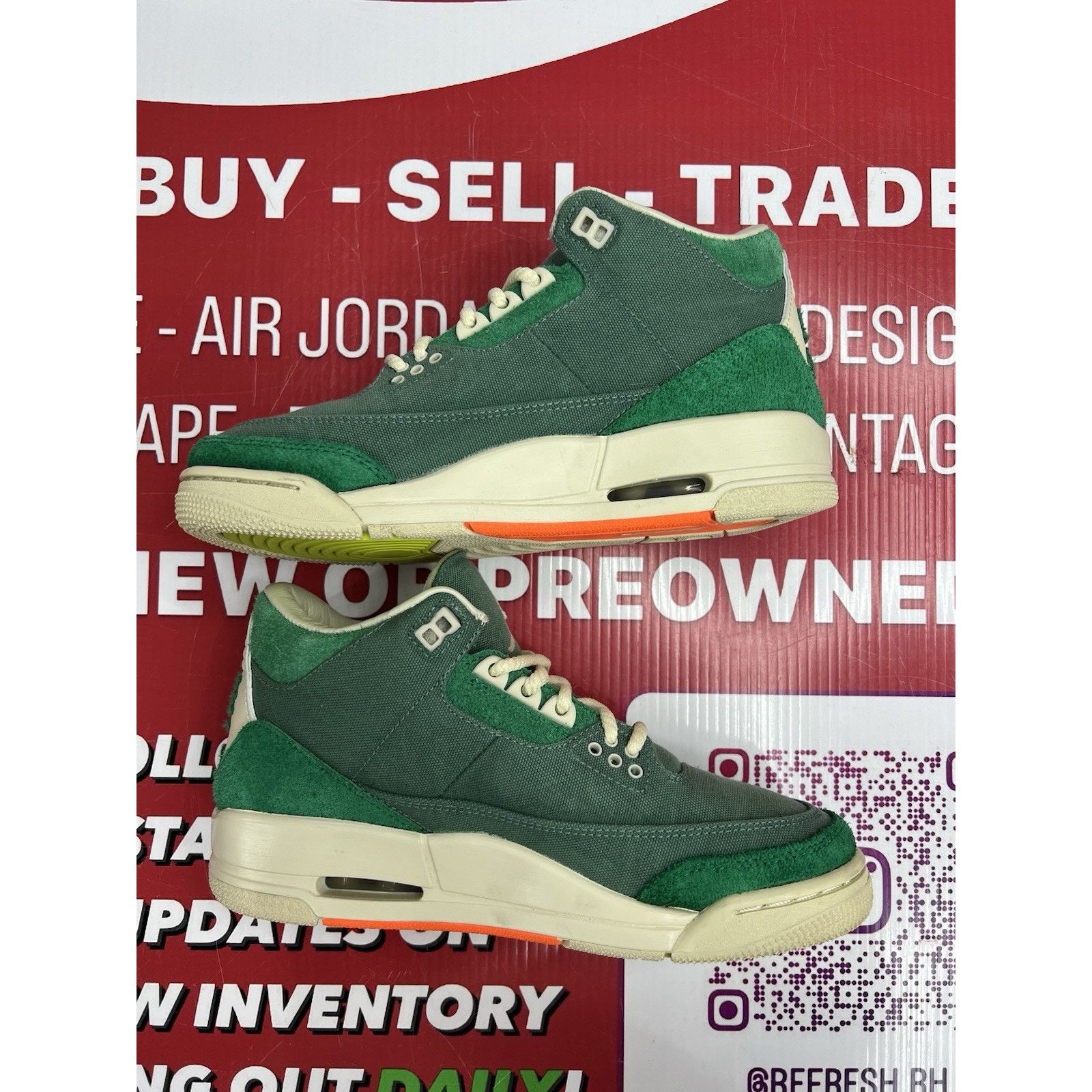 Jordan Brand Air Jordan 3 Retro Nina CHANEL Abney Size 6w/4.5y FZ7974-300 Size US 6 / IT 36 - 2 Thumbnail